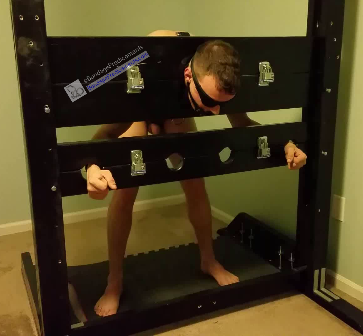 Boy Locked in Stocks