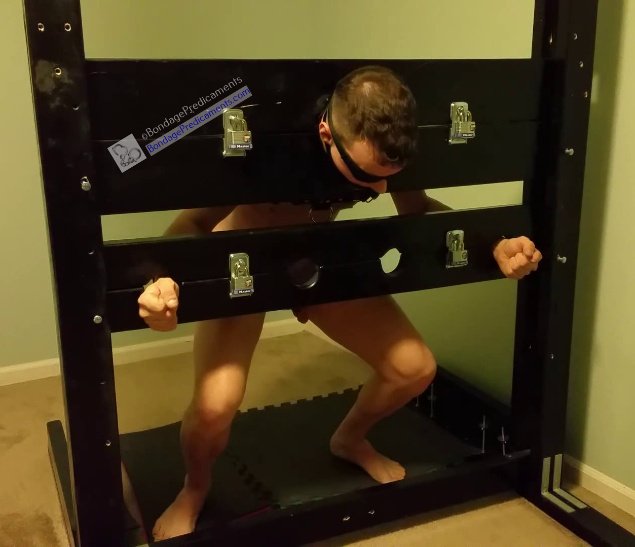 Boy Locked in Stocks