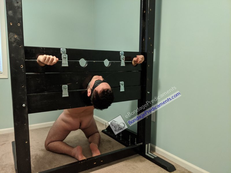 Bondage Backwards Stocks Predicament