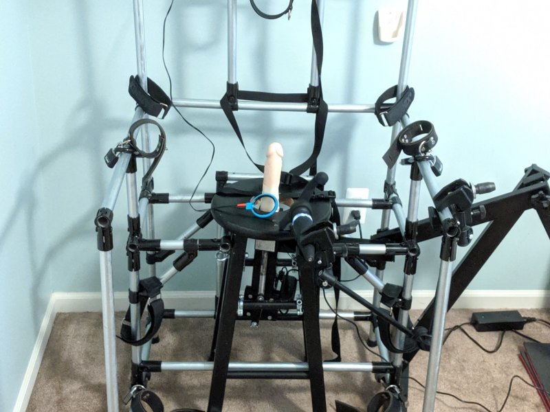 Bondage Chair Restraints Dildo Fucking Machine