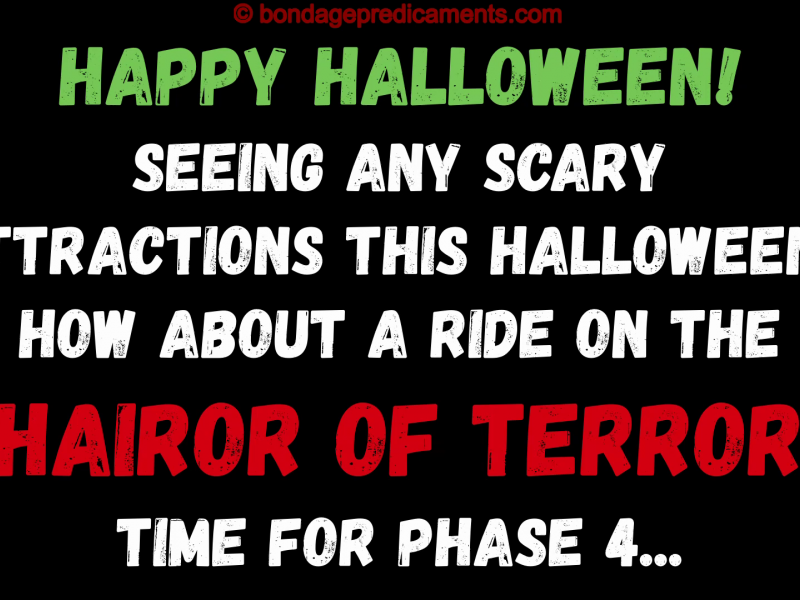Halloween 2019 Chairor of Terror ride