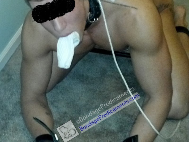 Muscle Jock Bound and Humiliated