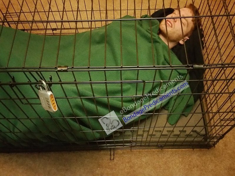 Sub Sleeping in Cage