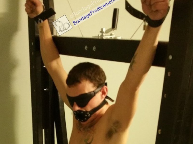 Sub Stretched on Rack Gagged