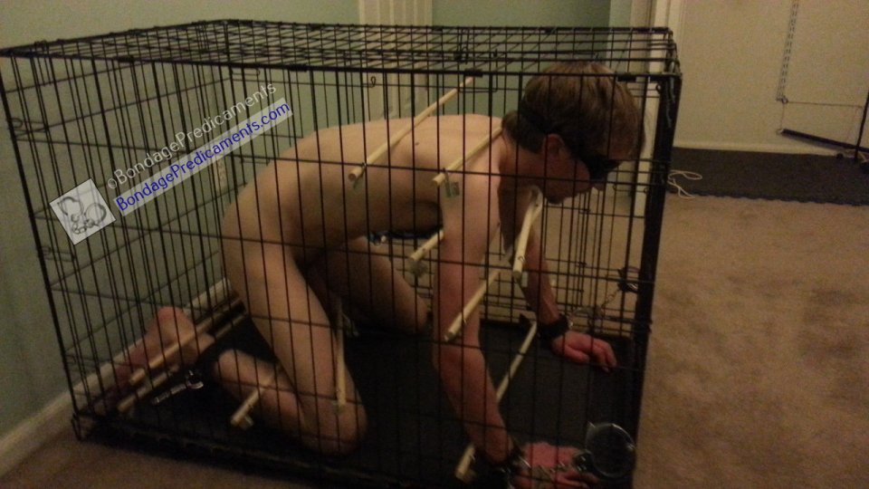 Boy Locked in Cage