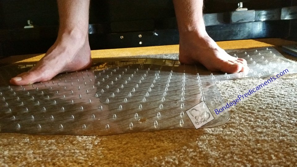 Barefoot Spiked Mat Predicament