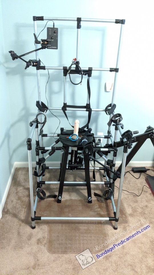 Bondage Chair Restraints Dildo Fucking Machine