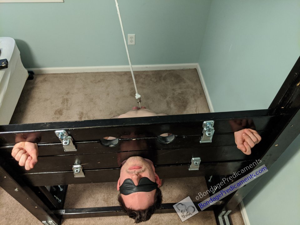 Gay Bondage Stocks Predicament CBT