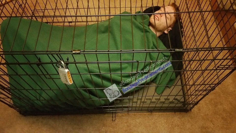 Sub Sleeping in Cage