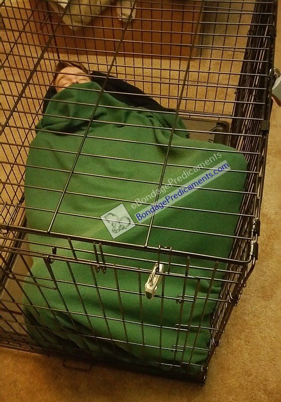 Sub Sleeping in Cage